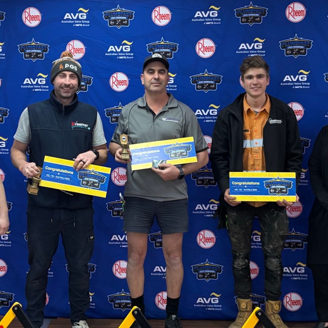 Plumbfast 2025 VIC R2 Winners